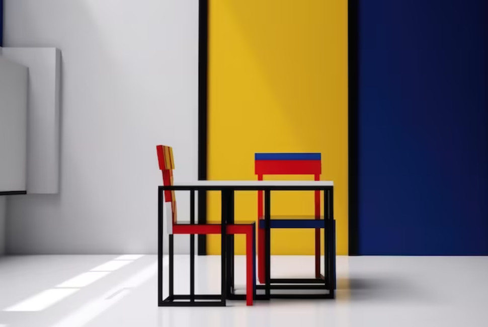 Abstract De Stijl